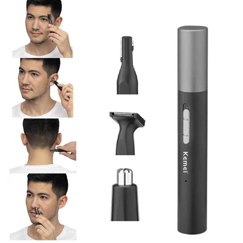 Men'S Grooming Essentials - Aparador de Pelos Kemei Pro Recarregável: