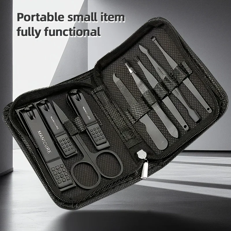 Men'S Grooming Essentials - Conjunto de Manicure e Pedicure 9