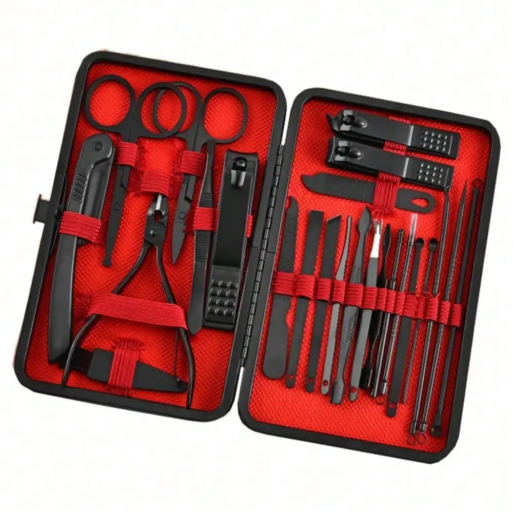 Men'S Grooming Essentials - Conjunto Profissional de Manicure e Pedicure