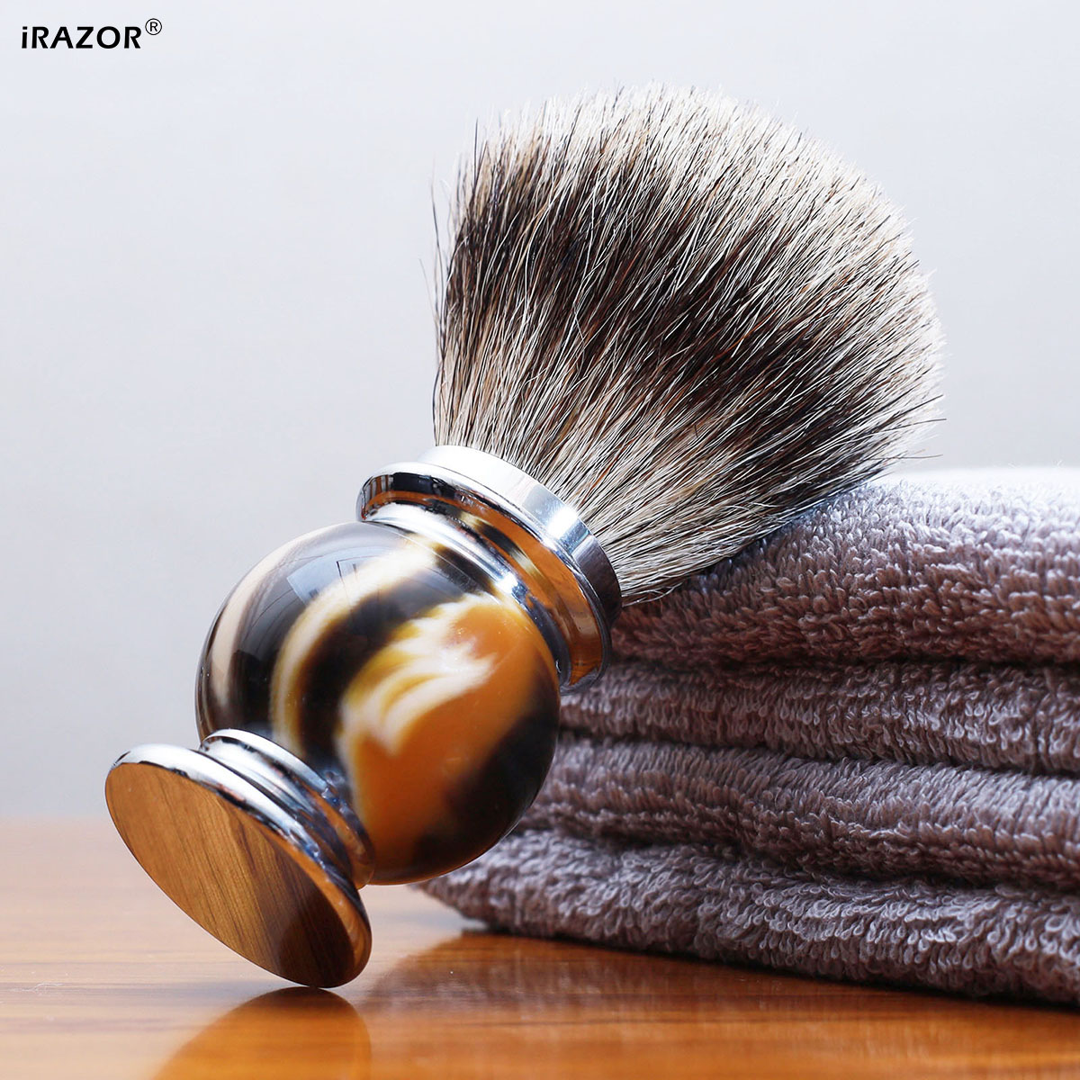 Pincel de Barba iRAZOR Silvert - Men'S Grooming Essentials avaliação e preço