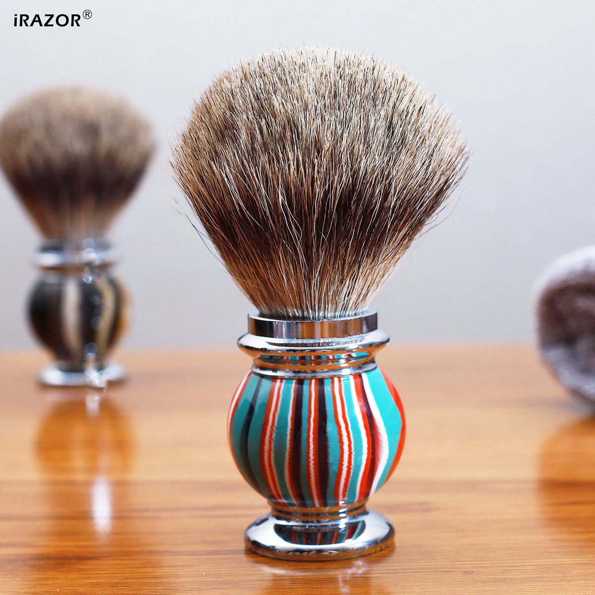 Pincel de Barba iRAZOR Silvert - Men'S Grooming Essentials avaliação e preço