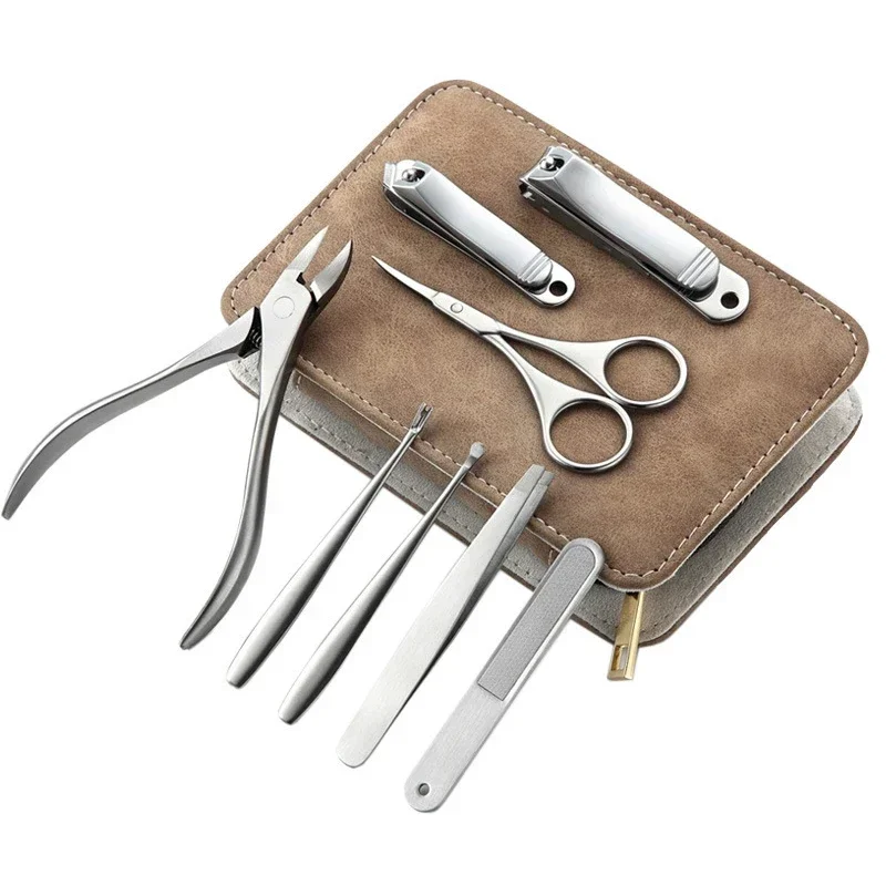 8/12 pçs kit de manicure profi - Men'S Grooming Essentials avaliação e preço